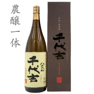 千代吉 1.8L箱 化粧箱入り(1800ml,一升瓶) – たにもと屋オンライン