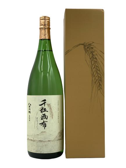 焼酎 魔王 八千代伝 化粧箱 千粒画布 麦焼酎 化粧箱入り 1.8L