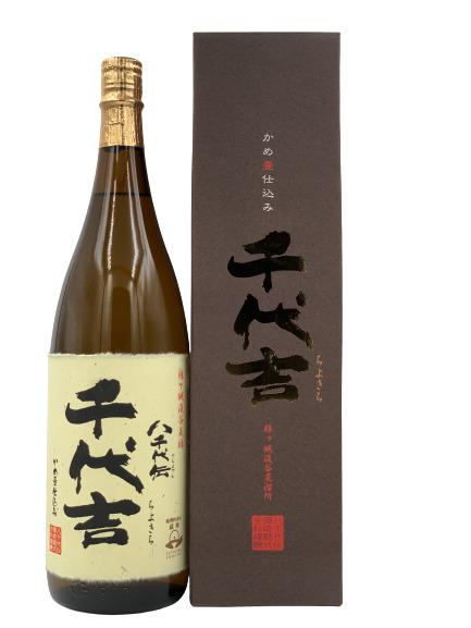 千代吉 1.8L箱 化粧箱入り(1800ml,一升瓶) – たにもと屋オンライン